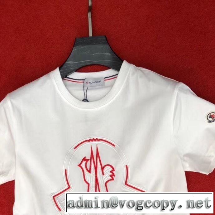 Tシャツ/半袖 オススメしたい最新注目ファション モンクレール MONCLER 2色可選  2019春夏は人気定番