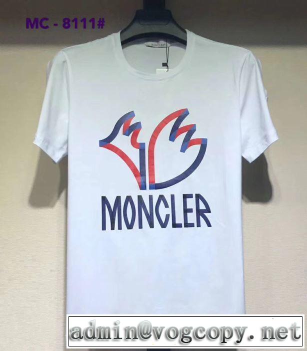 Tシャツ/半袖 2019春夏人気トレンドアイテム モンクレール MONCLER 今季は特に注目ファション 4色可選