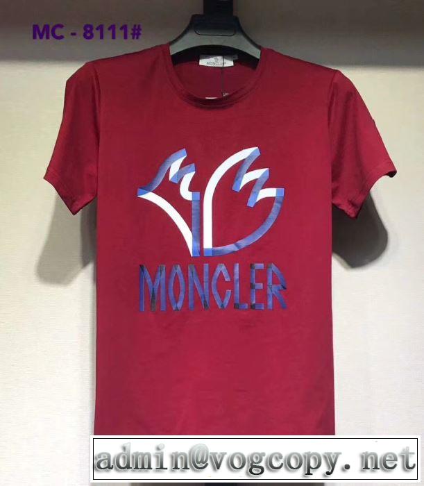 Tシャツ/半袖 2019春夏人気トレンドアイテム モンクレール MONCLER 今季は特に注目ファション 4色可選