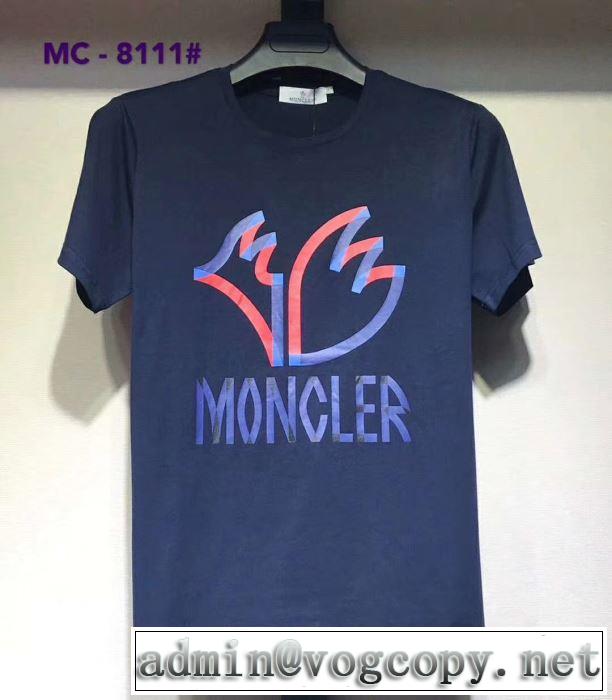 Tシャツ/半袖 2019春夏人気トレンドアイテム モンクレール MONCLER 今季は特に注目ファション 4色可選