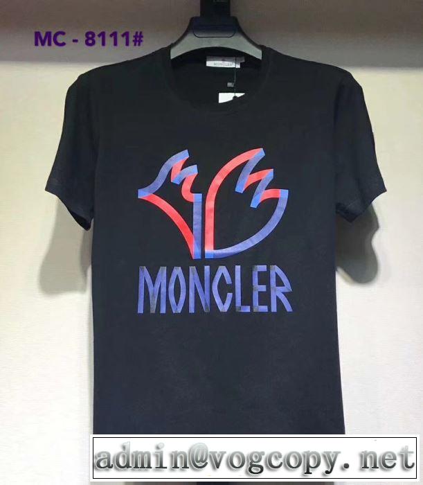 Tシャツ/半袖 2019春夏人気トレンドアイテム モンクレール MONCLER 今季は特に注目ファション 4色可選