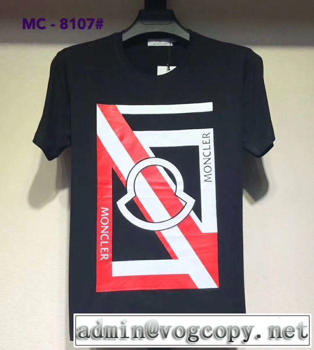 夏らしい季節感 Tシャツ/半袖  モンクレール2019年夏の一押しファッションアイテム MONCLER 4色可選