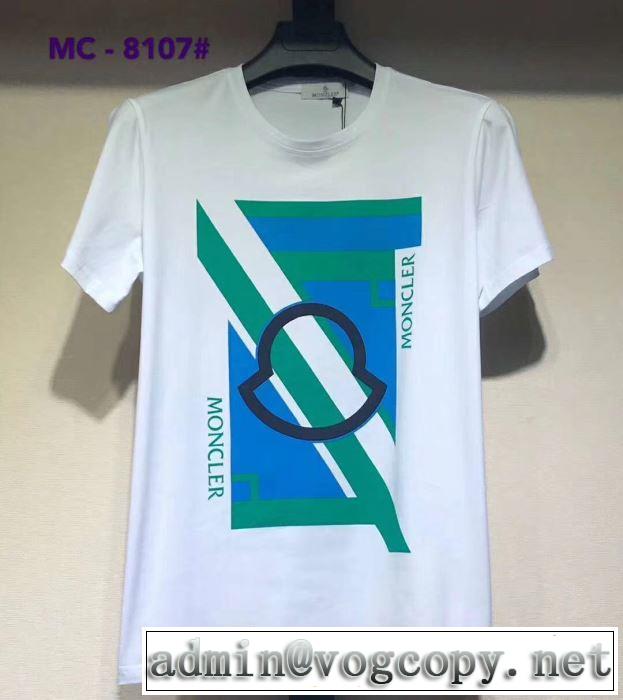 夏らしい季節感 Tシャツ/半袖  モンクレール2019年夏の一押しファッションアイテム MONCLER 4色可選