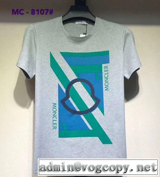 夏らしい季節感 Tシャツ/半袖  モンクレール2019年夏の一押しファッションアイテム MONCLER 4色可選
