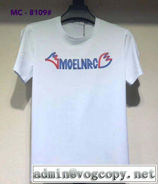 都市独特のトレンドアイテム Tシャツ/半袖 2019年春夏シーズンの人気 モンクレール MONCLER 4色可選