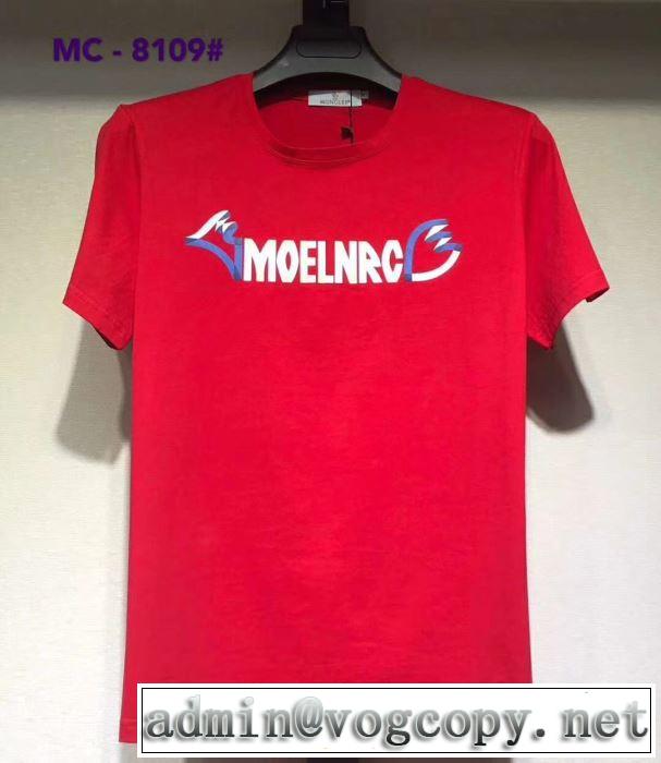 都市独特のトレンドアイテム Tシャツ/半袖 2019年春夏シーズンの人気 モンクレール MONCLER 4色可選