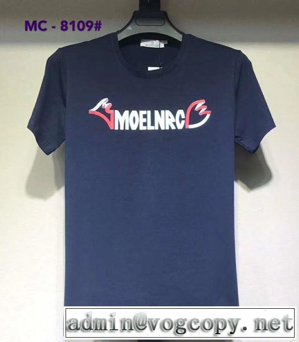 都市独特のトレンドアイテム Tシャツ/半袖 2019年春夏シーズンの人気 モンクレール MONCLER 4色可選