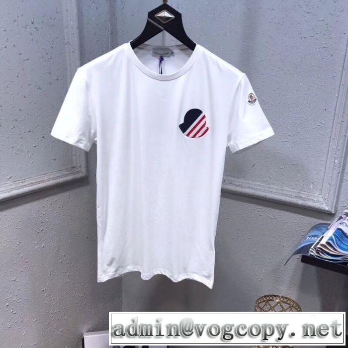 Tシャツ/半袖  2019春夏人気トレンドアイテムモンクレール MONCLER 注目度が高まり最新コレクション 3色可選