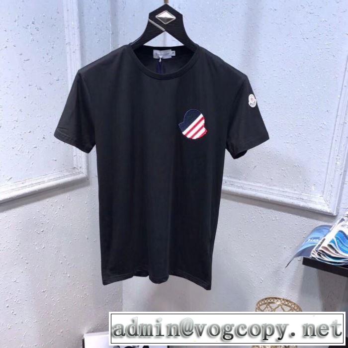 Tシャツ/半袖  2019春夏人気トレンドアイテムモンクレール MONCLER 注目度が高まり最新コレクション 3色可選