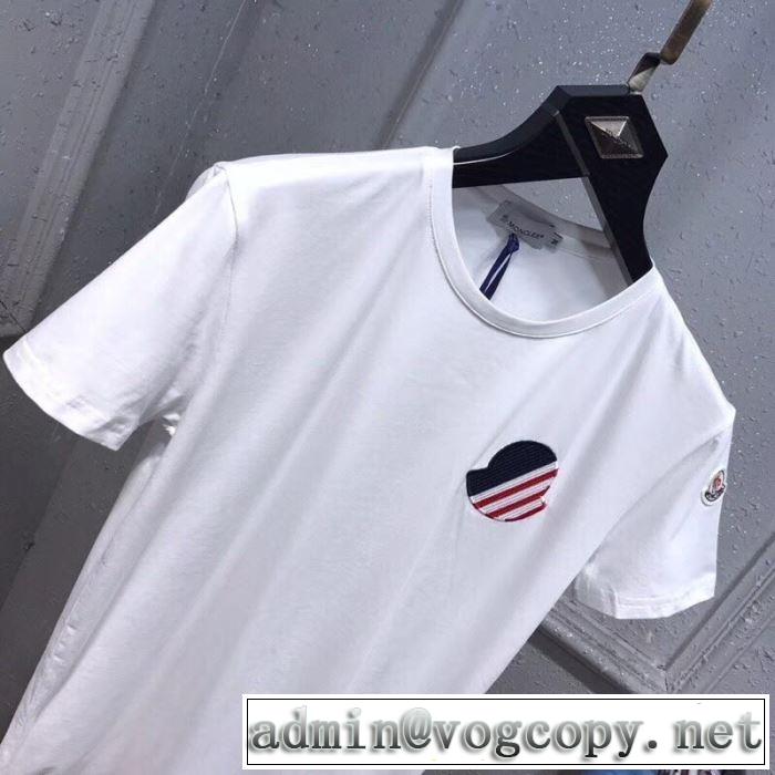 Tシャツ/半袖  2019春夏人気トレンドアイテムモンクレール MONCLER 注目度が高まり最新コレクション 3色可選