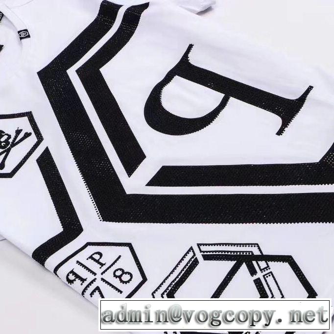PHILIPP PLEIN フィリッププレイン 半袖Tシャツ 2色可選 ぐっと鮮度がアップ 大人っぽく見せ新作