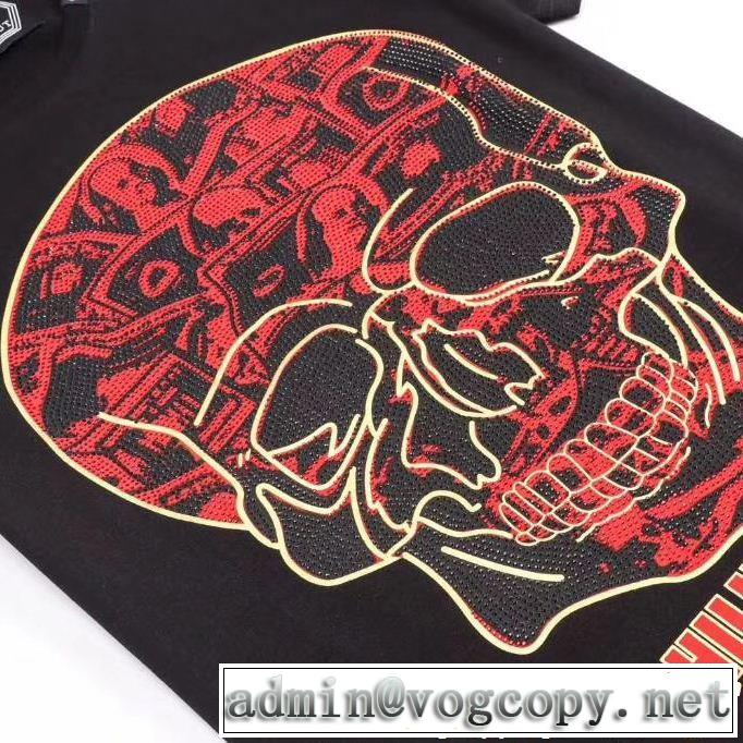 夏らしい爽やかさ PHILIPP PLEIN フィリッププレイン 半袖Tシャツ 2色可選 定番のスタイル春夏限定