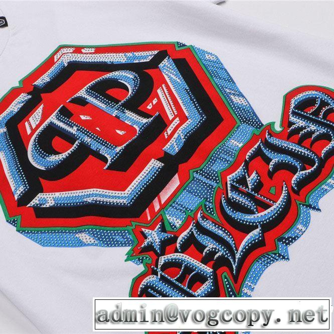 2019夏ファション新品 Tシャツ/ティーシャツ フィリッププレイン PHILIPP PLEIN 季節をまたい新作アイテム