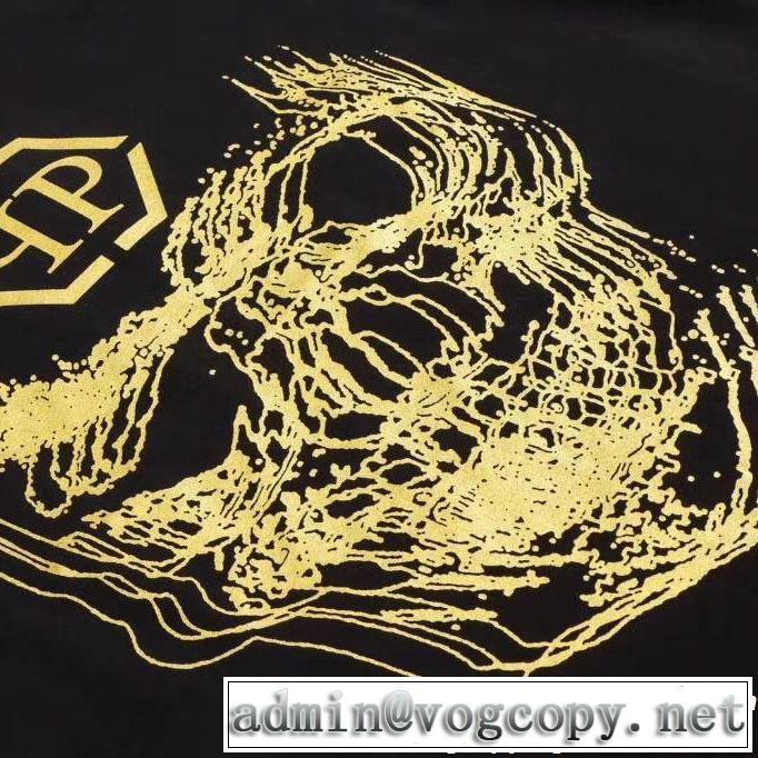 【2019春夏】最新コレクション PHILIPP PLEIN 今シーズン人気のアイテム 2色可選 Tシャツ/ティーシャツ フィリッププレイン