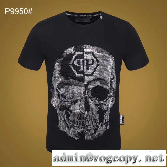  フィリッププレイン PHILIPP PLEIN  春夏らしい華やか Tシャツ/ティーシャツ 2019夏色っぽさ 