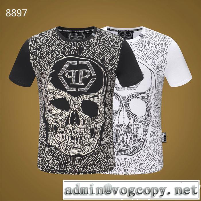  フィリッププレイン PHILIPP PLEIN 2色可選 大人のこなれた着こなし Tシャツ/ティーシャツ 快適な着心地