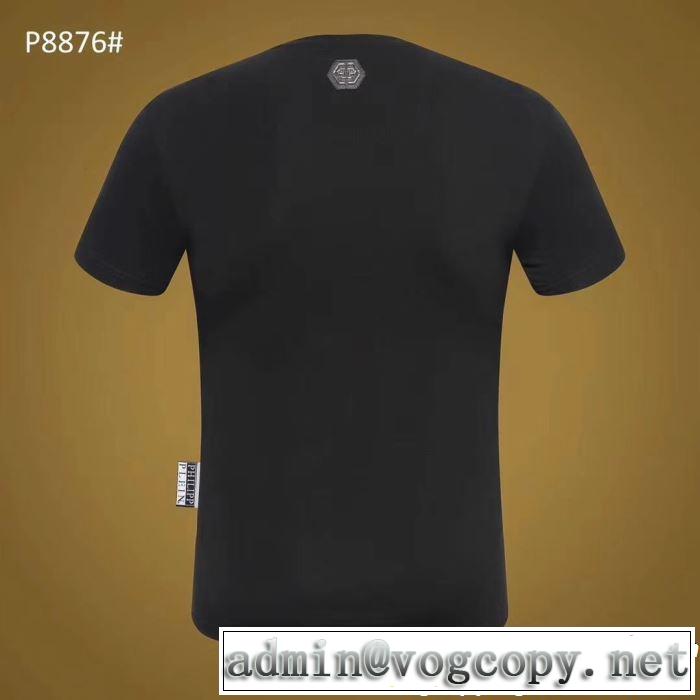 大人の華やかさを演出 Tシャツ/ティーシャツ フィリッププレイン PHILIPP PLEIN 2色可選 2019SSのトレンド商品