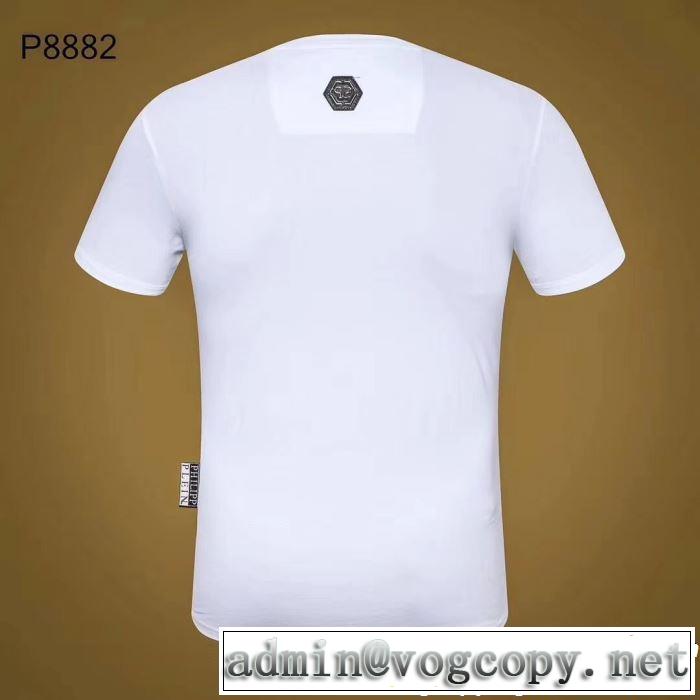 2019春夏トレンドアイテム Tシャツ/ティーシャツ フィリッププレイン PHILIPP PLEIN 2色可選 大人の可愛さを引き立て