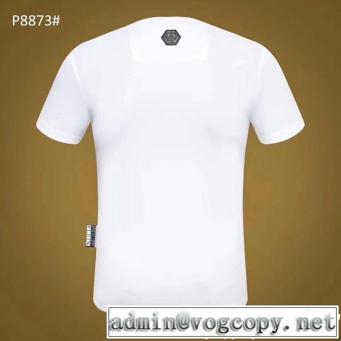 Tシャツ/ティーシャツ 2019年の春夏に着たい フィリッププレイン PHILIPP PLEIN 2色可選 透け感優しい