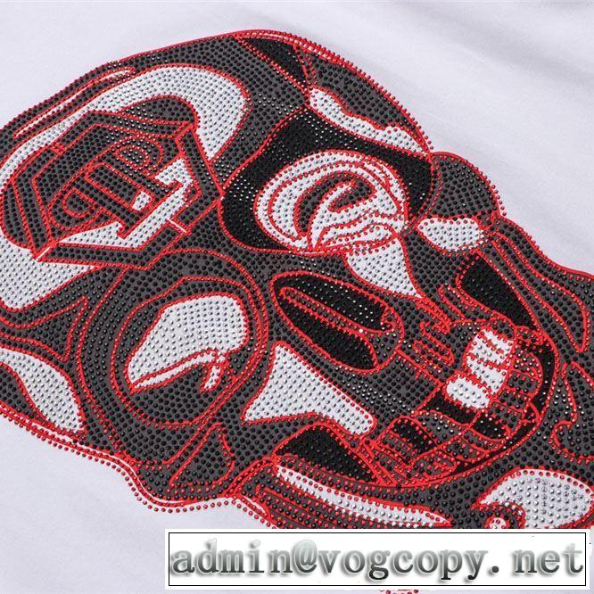 上品な印象に格上げ Tシャツ/ティーシャツ2019春夏も引き続き人気セール フィリッププレイン PHILIPP PLEIN 2色可選