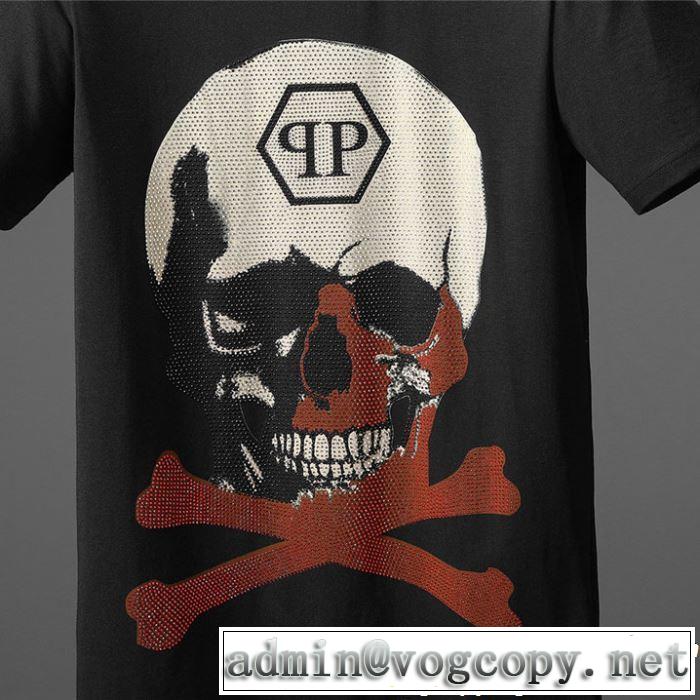 フィリッププレイン PHILIPP PLEIN  夏のフレッシュな気分に Tシャツ/ティーシャツ 2色可選 2019即旬な装いに