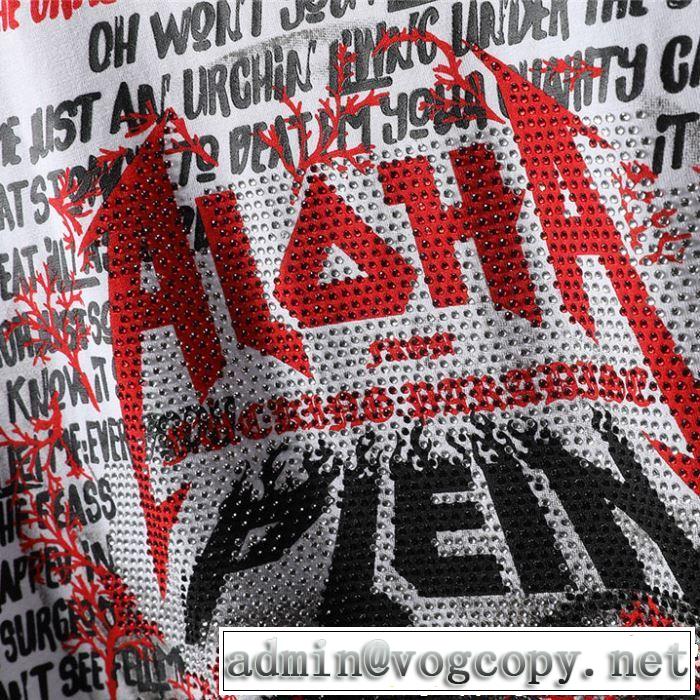 2色可選リラックススタイルが実現 Tシャツ/ティーシャツ フィリッププレイン PHILIPP PLEIN  《2019年》今、注目のストリート