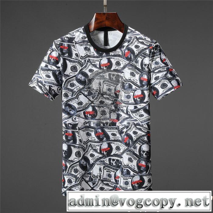  シンプルながら切れ味のいい Tシャツ/ティーシャツ フィリッププレイン PHILIPP PLEIN 2019春夏は人気定番 