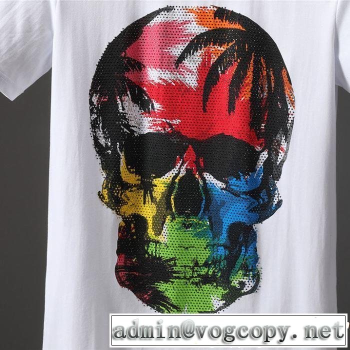 2019年春夏流行ファッション Tシャツ/ティーシャツ フィリッププレイン PHILIPP PLEIN 2色可選新しい斬新なスタイル