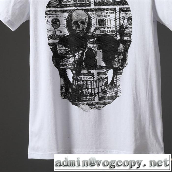 2019SSのトレンド商品 Tシャツ/ティーシャツ2色可選 フィリッププレイン PHILIPP PLEIN  快適な着心地