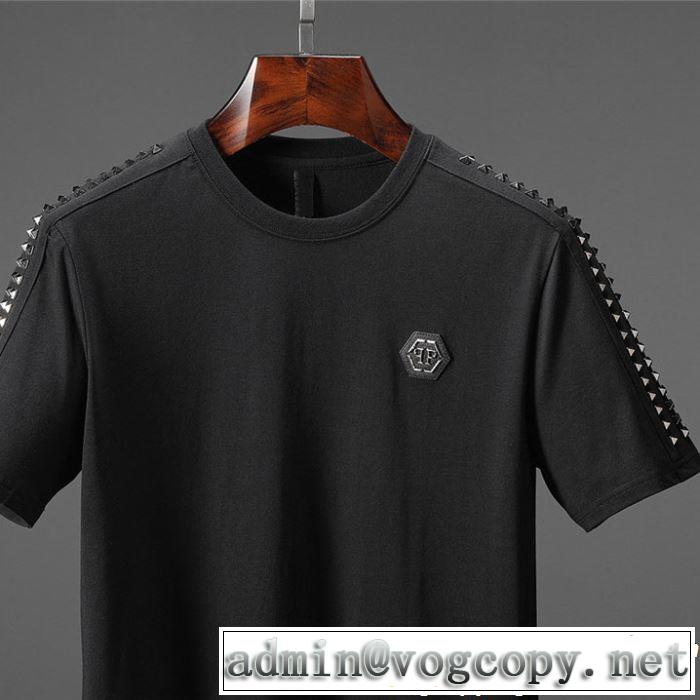 大人の華やかさを演出 Tシャツ/ティーシャツ 2色可選 フィリッププレイン PHILIPP PLEIN  2019SSのトレンド商品