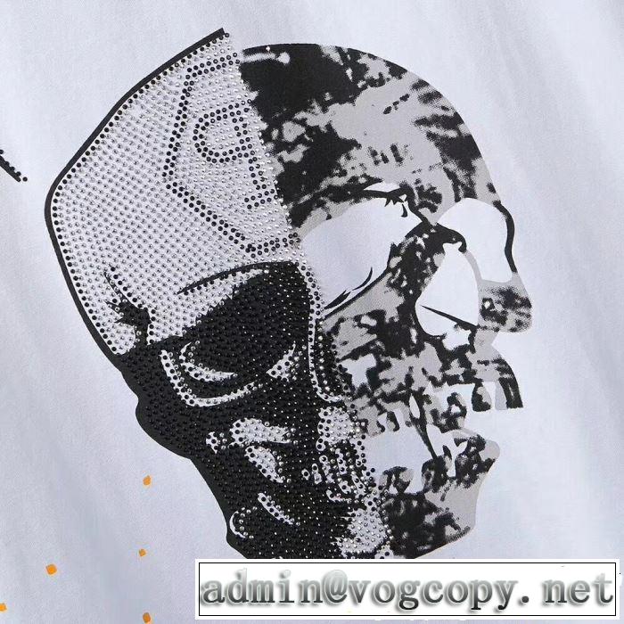 PHILIPP PLEIN Tシャツ/ティーシャツ 2色可選 《2019年》今、注目のストリート カジュアルさ フィリッププレイン