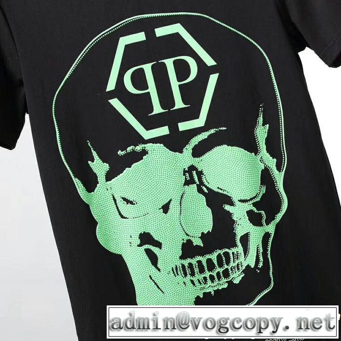 2色可選 【2019年】夏のファッション オシャレな印象に フィリッププレイン PHILIPP PLEIN Tシャツ/ティーシャツ