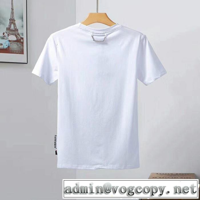 おしゃれ上級者に挑戦 フィリッププレイン PHILIPP PLEIN Tシャツ/ティーシャツ 2色可選 2019春夏トレンドアイテム