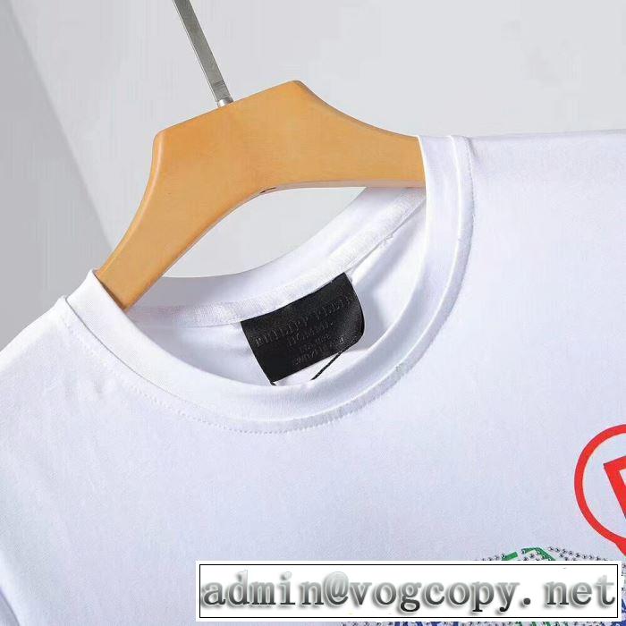 おしゃれ上級者に挑戦 フィリッププレイン PHILIPP PLEIN Tシャツ/ティーシャツ 2色可選 2019春夏トレンドアイテム