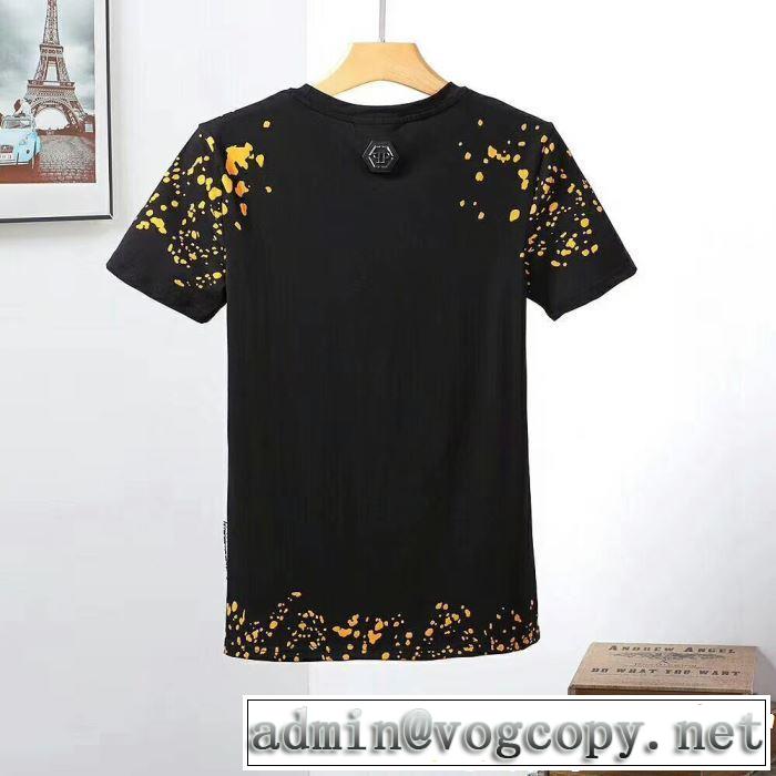 フィリッププレイン PHILIPP PLEIN Tシャツ/ティーシャツ 2色可選 2019春夏のトレンド新商品 オシャレ印象で人気の高い