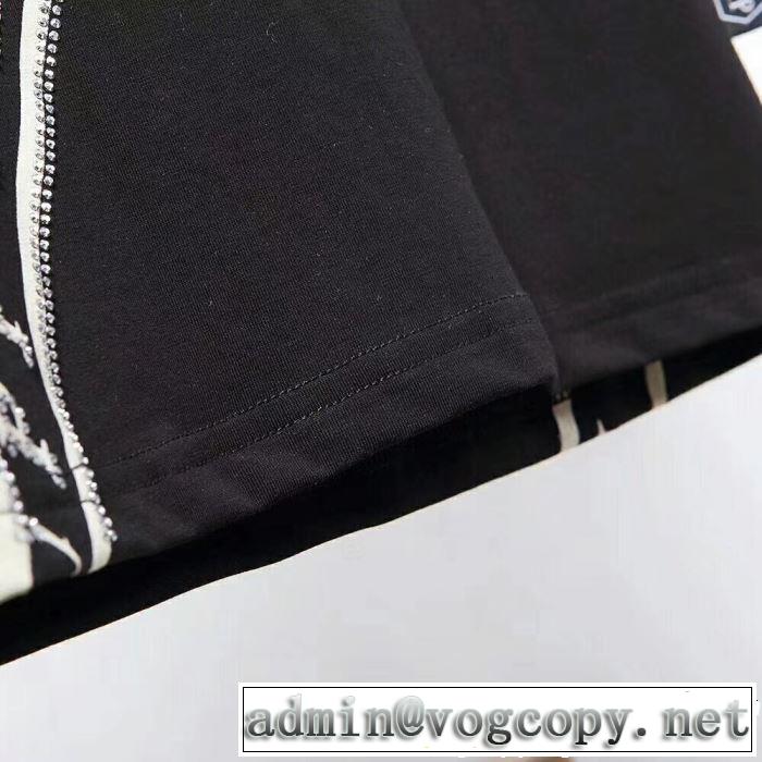 2019春夏も引き続き人気セール きちんと感が抜群 フィリッププレイン PHILIPP PLEIN Tシャツ/ティーシャツ 2色可選
