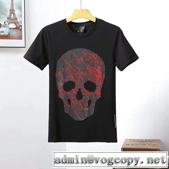 フィリッププレイン PHILIPP PLEIN Tシャツ/ティーシャツ 2色可選 2019即旬な装いに オススメしたい最新注目ファション