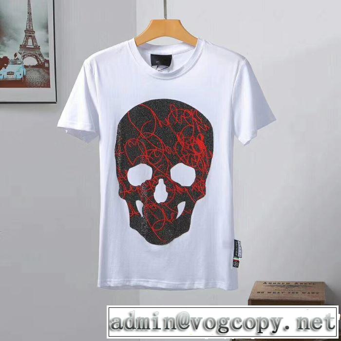 フィリッププレイン PHILIPP PLEIN Tシャツ/ティーシャツ 2色可選 2019即旬な装いに オススメしたい最新注目ファション
