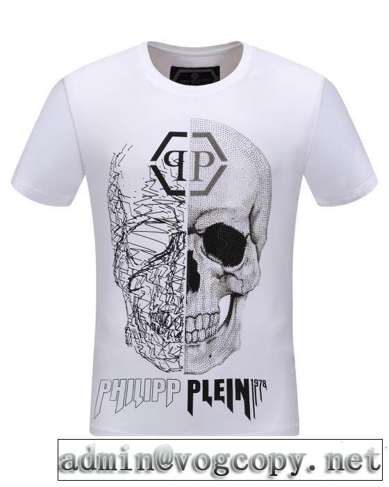 2019年春夏流行ファッション きれいめ上品に フィリッププレイン PHILIPP PLEIN Tシャツ/ティーシャツ 2色可選