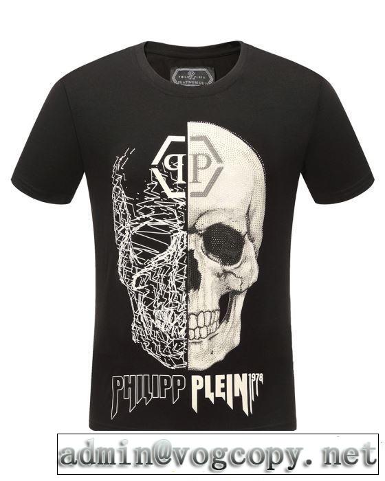 2019年春夏流行ファッション きれいめ上品に フィリッププレイン PHILIPP PLEIN Tシャツ/ティーシャツ 2色可選