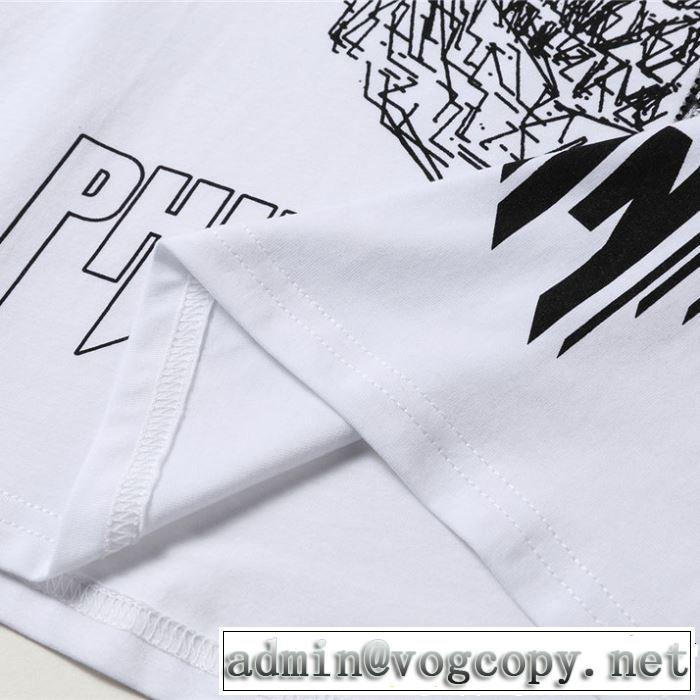 2019年春夏流行ファッション きれいめ上品に フィリッププレイン PHILIPP PLEIN Tシャツ/ティーシャツ 2色可選