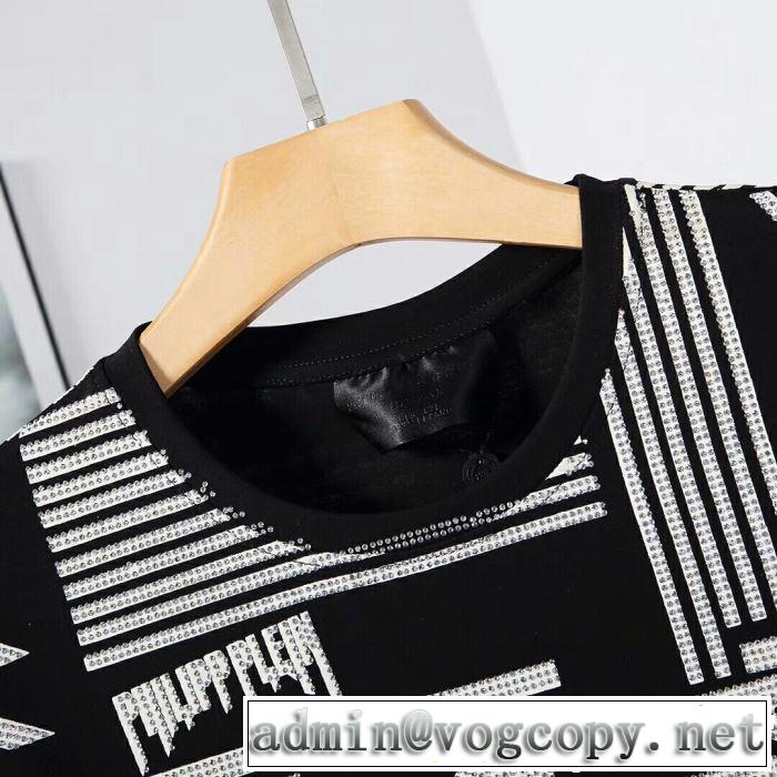 クールな印象を引き立て フィリッププレイン PHILIPP PLEIN Tシャツ/ティーシャツ 2色可選 2019年最新ファッション
