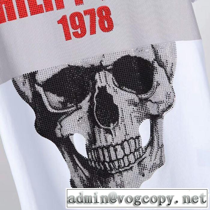 PHILIPP PLEIN Tシャツ/ティーシャツ 2色可選 2019夏色っぽさ カジュアルファッションを楽しもう フィリッププレイン
