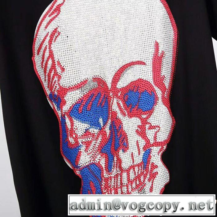 2色可選 春夏の流行り2019新品 グッと大人っぽい印象に フィリッププレイン PHILIPP PLEIN Tシャツ/ティーシャツ