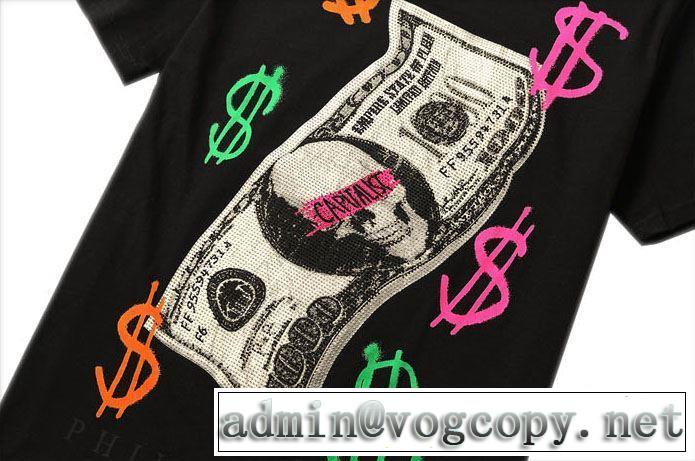 素敵カジュアルの春夏コレクションPHILIPP PLEIN Tシャツ/半袖 2色可選フィリッププレイン 2019年春夏シーズンの人気