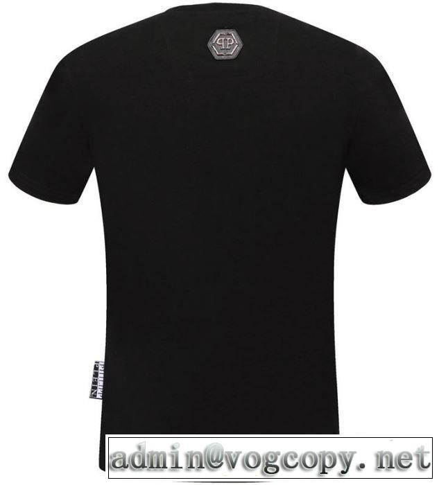 PHILIPP PLEIN Tシャツ/半袖 2019春夏は人気定番 2色可選 都市独特のトレンドアイテム フィリッププレイン