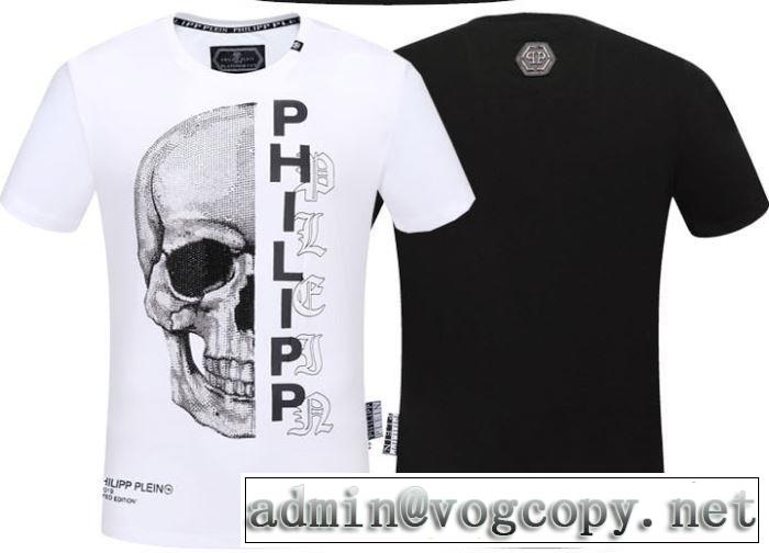 季節感のあるファッション PHILIPP PLEIN Tシャツ/半袖 2色可選フィリッププレイン 2019SS 夏らしい季節感