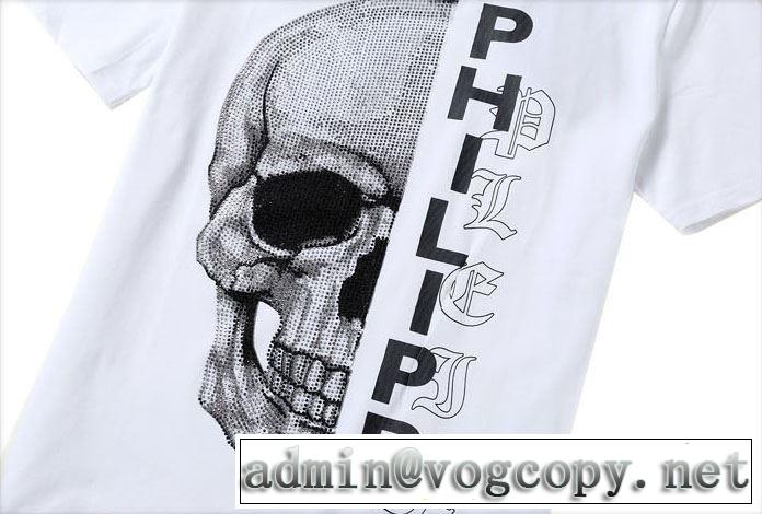 季節感のあるファッション PHILIPP PLEIN Tシャツ/半袖 2色可選フィリッププレイン 2019SS 夏らしい季節感