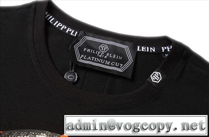 2色可選2019春夏は人気定番 フィリッププレイン春夏のトレンドアイテム PHILIPP PLEIN Tシャツ/半袖