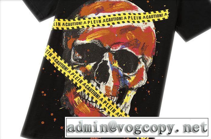 2色可選2019春夏は人気定番 フィリッププレイン春夏のトレンドアイテム PHILIPP PLEIN Tシャツ/半袖